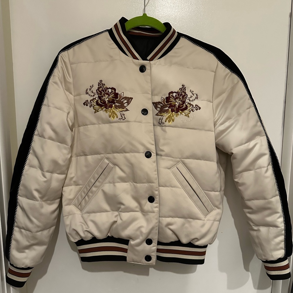 Coach Reversible Bomber Puffer Jacket